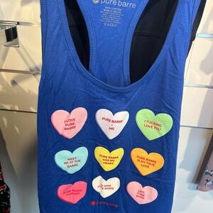 Pure Barre Valentine's Day Tank Size Small